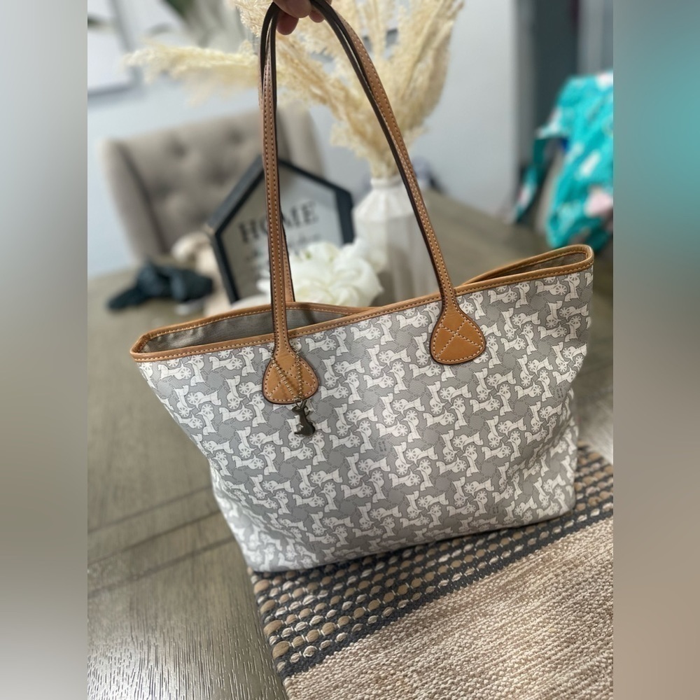 Celine carriage pattern PVC tote bag handbag
